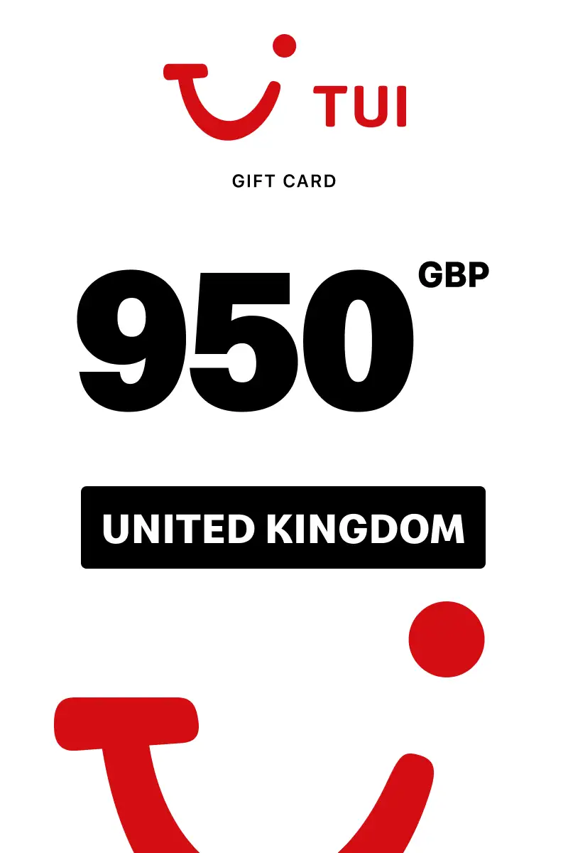 TUI Travel 950 GBP Gift Card (United Kingdom) - Digital Key