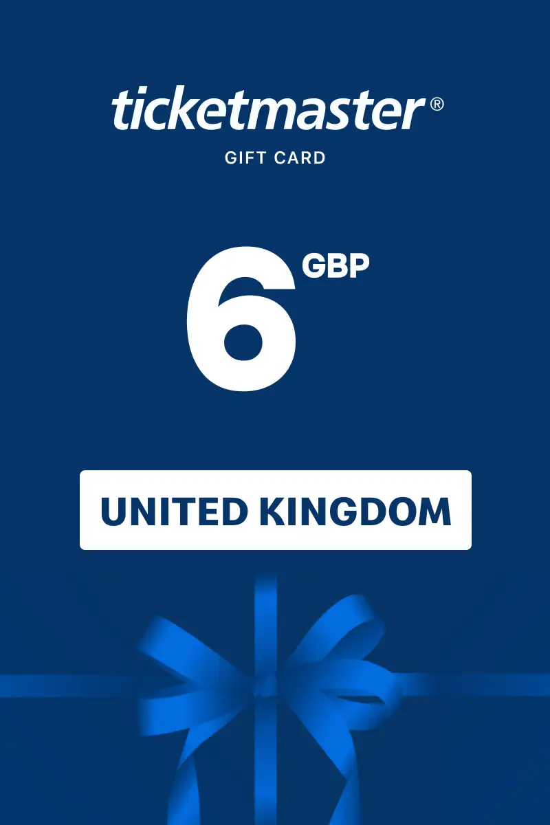 Ticketmaster 6 GBP Gift Card (United Kingdom) - Digital Key