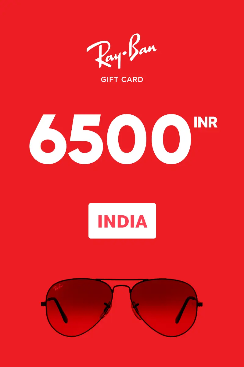 Ray-Ban 6500 INR Gift Card (India) - Digital Key
