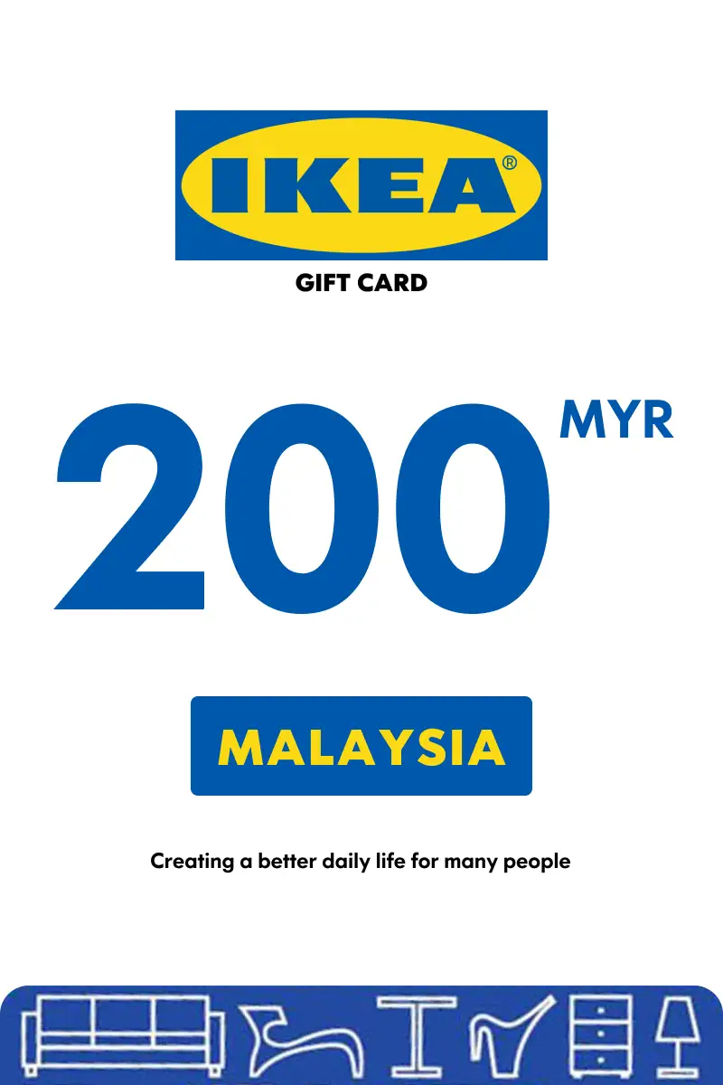 IKEA 200 MYR Gift Card (Malaysia) - Digital Key