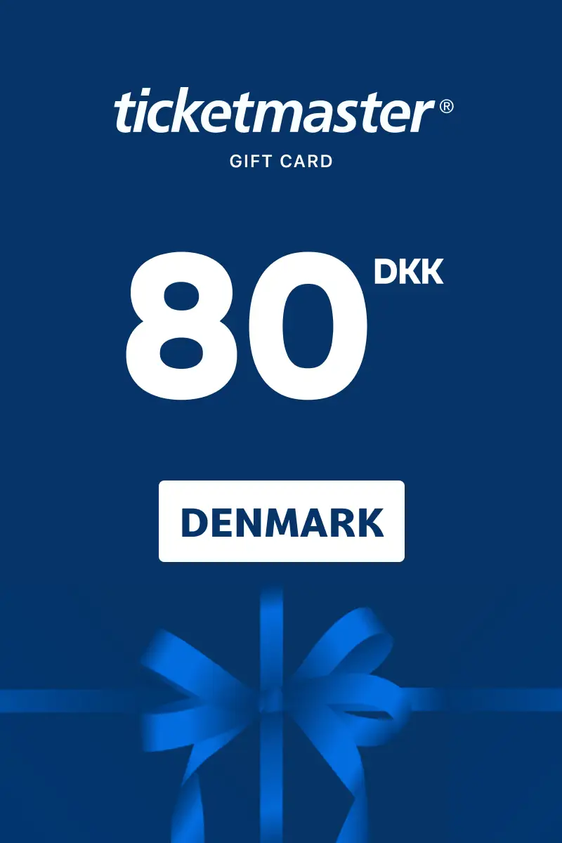 Ticketmaster 80 DKK Gift Card (Denmark) - Digital Key