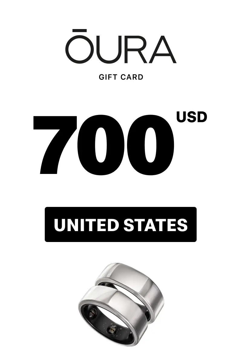 Oura Ring 700 USD Gift Card (United States) - Digital Key