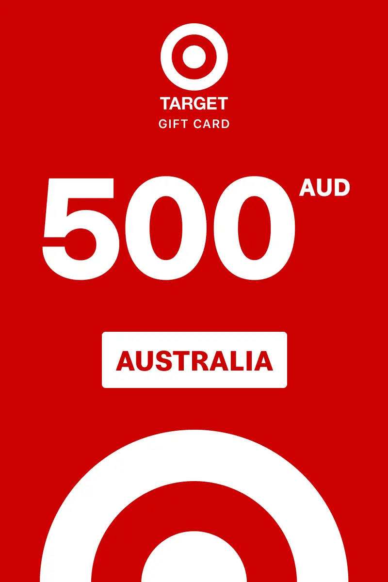 Target 500 AUD Gift Card (Australia) - Digital Key