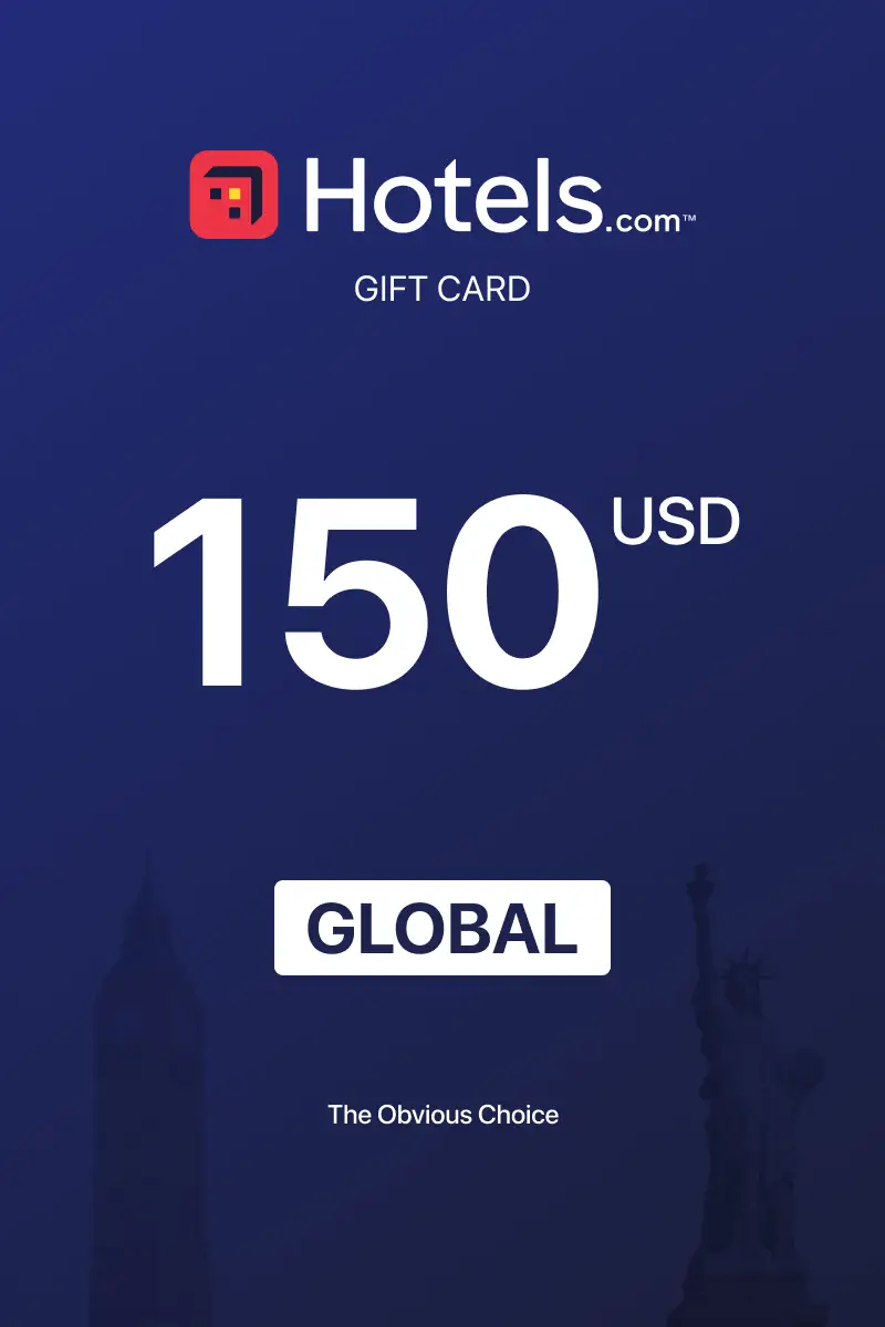 Hotels.com 150 USD Gift Card (Global) - Digital Key