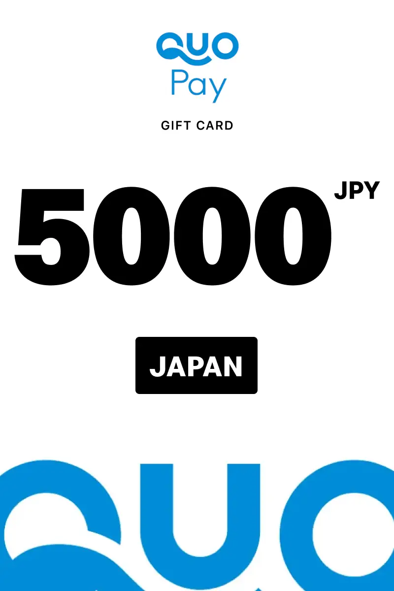 QUO Pay 5000 JPY Gift Card (Japan) - Digital Key
