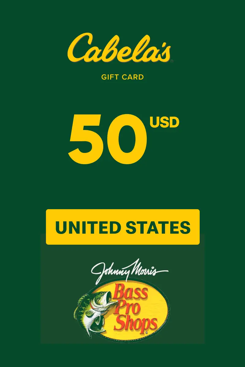 Cabela's 50 USD Gift Card (United States) - Digital Key