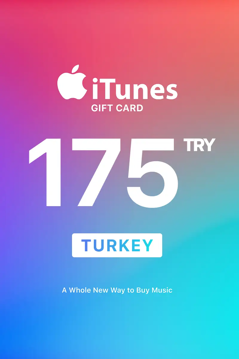 Apple iTunes 175 TRY Gift Card (Turkey) - Digital Key