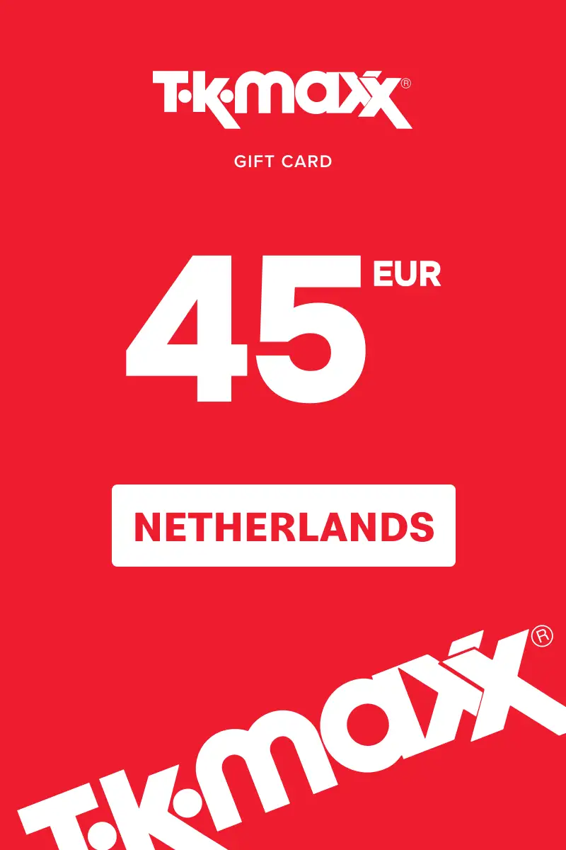 TK Maxx 45 EUR Gift Card (Netherlands) - Digital Key