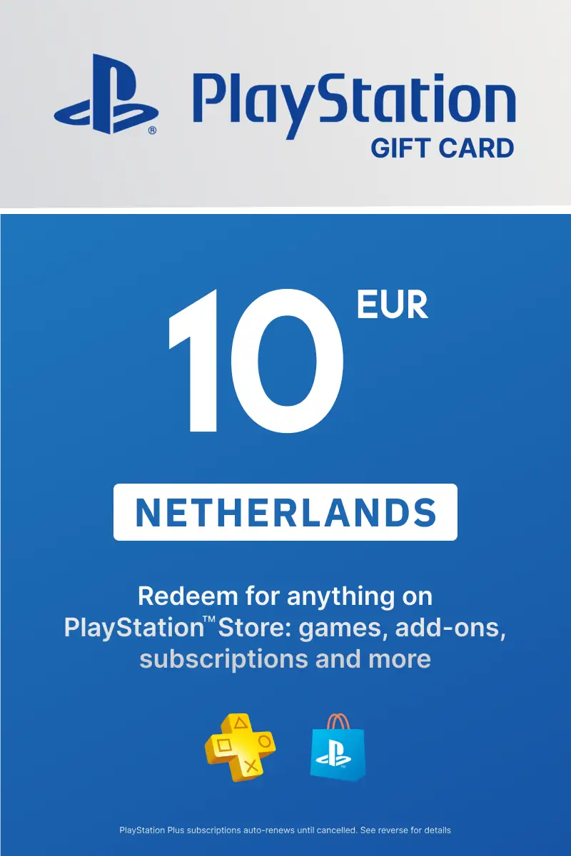 PlayStation Store 10 EUR Gift Card (Netherlands) - Digital Key