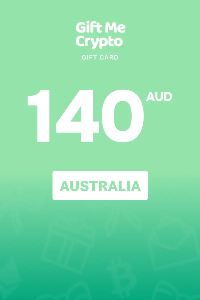 Gift Me Crypto 140 AUD Gift Card (Australia) - Digital Key