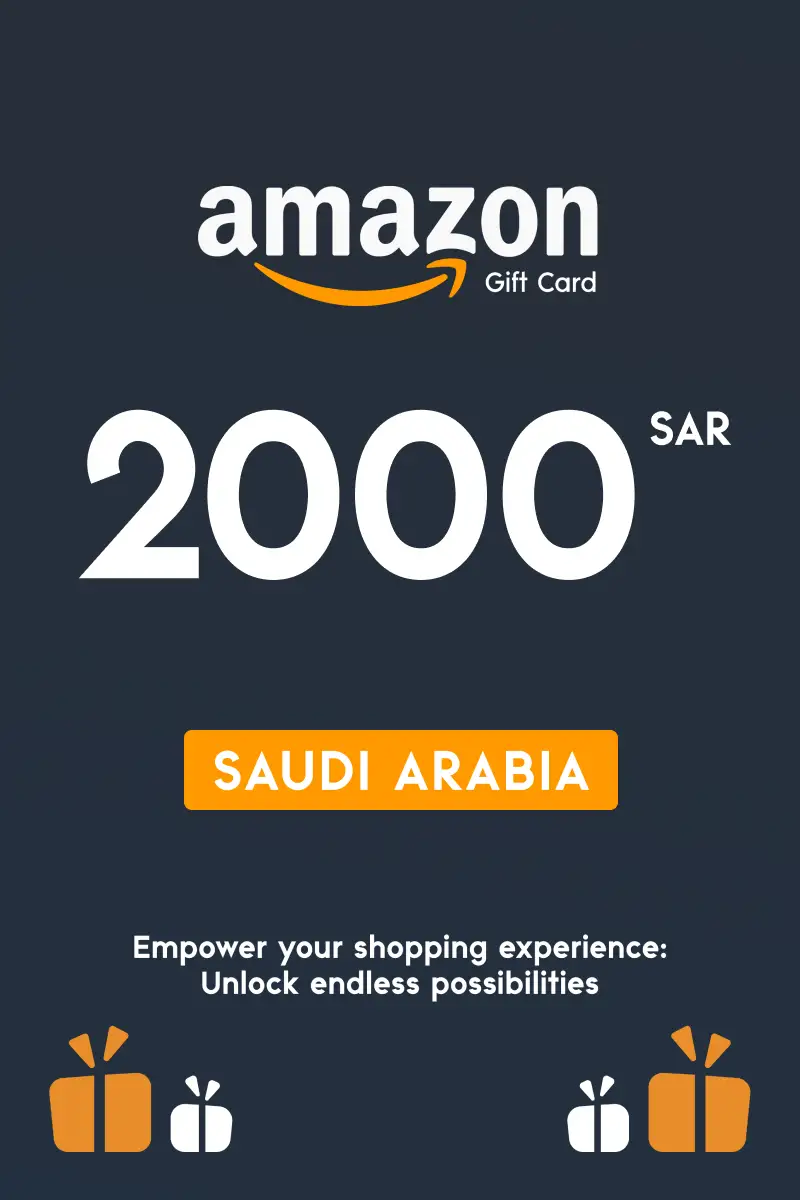 Amazon 2000 SAR Gift Card (Saudi Arabia) - Digital Key