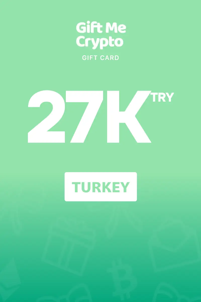 Gift Me Crypto 27000 TRY Gift Card (Turkey) - Digital Key