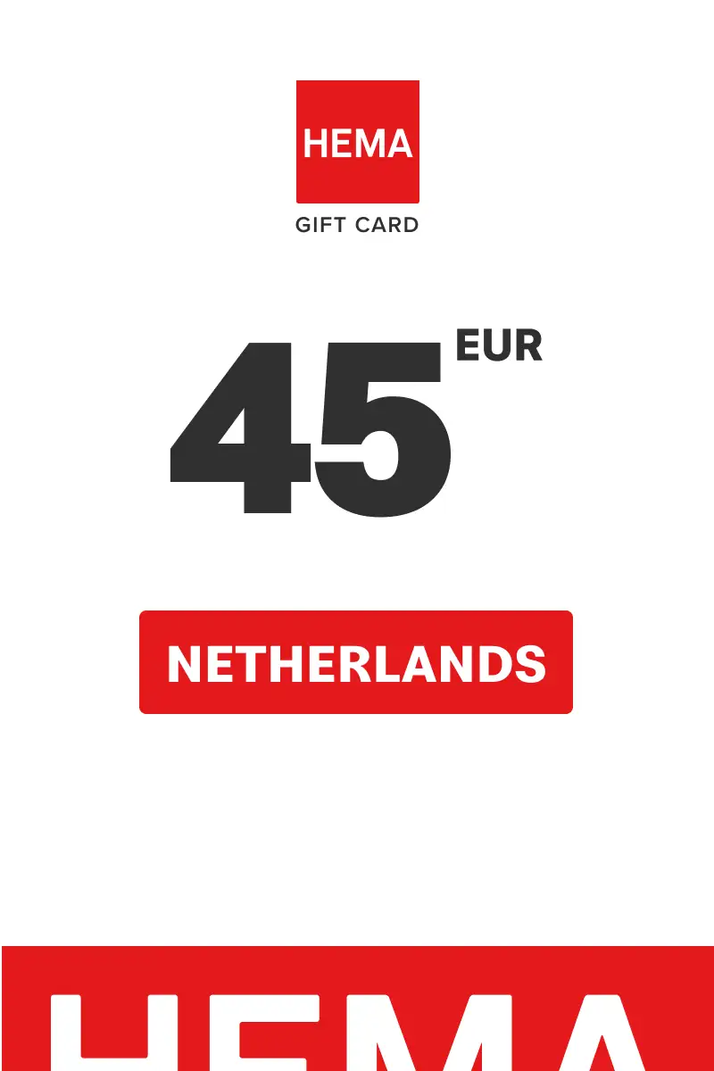 HEMA 45 EUR Gift Card (Netherlands) - Digital Key