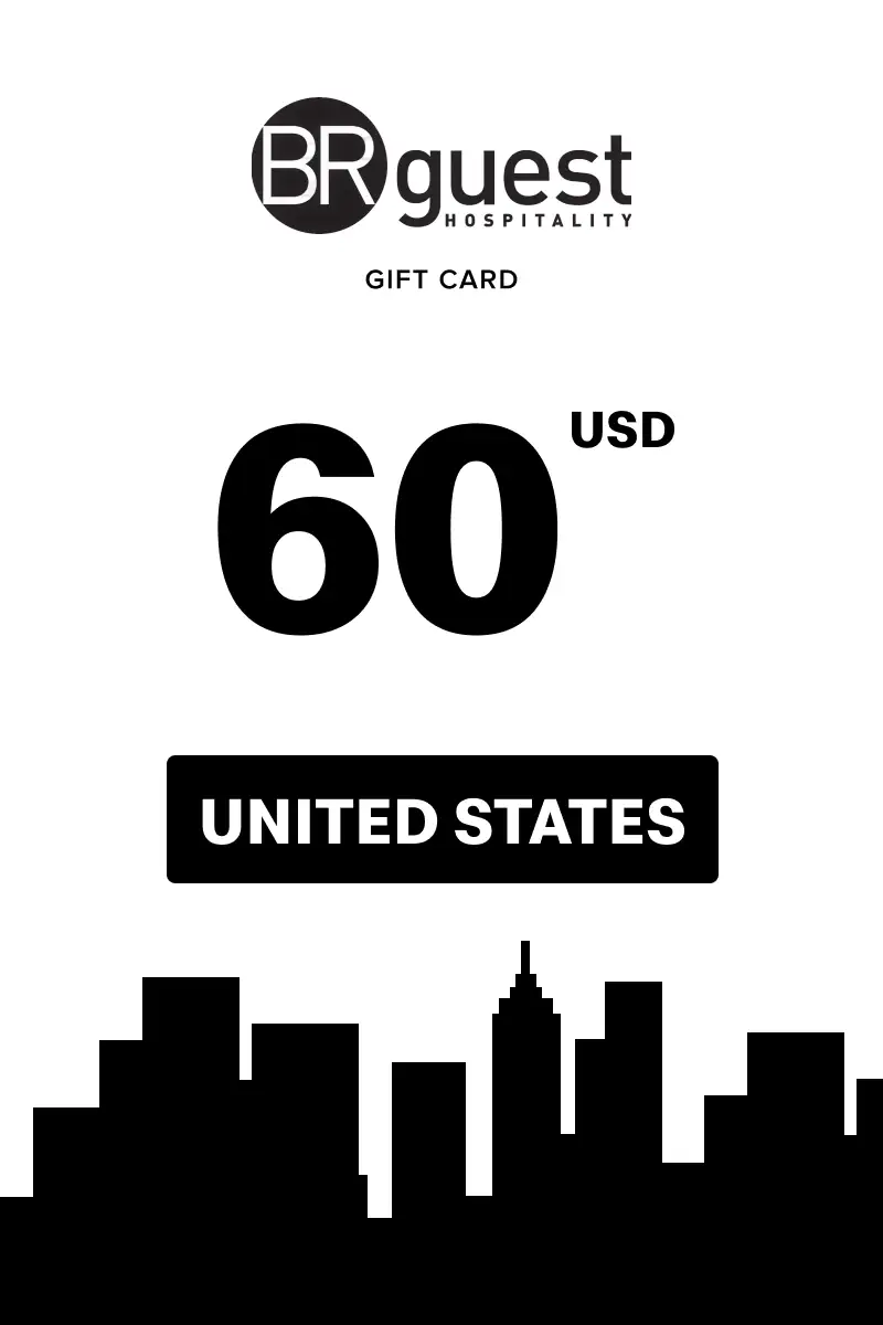 BR Guest Hospitality 60 USD Gift Card (United States) - Digital Key
