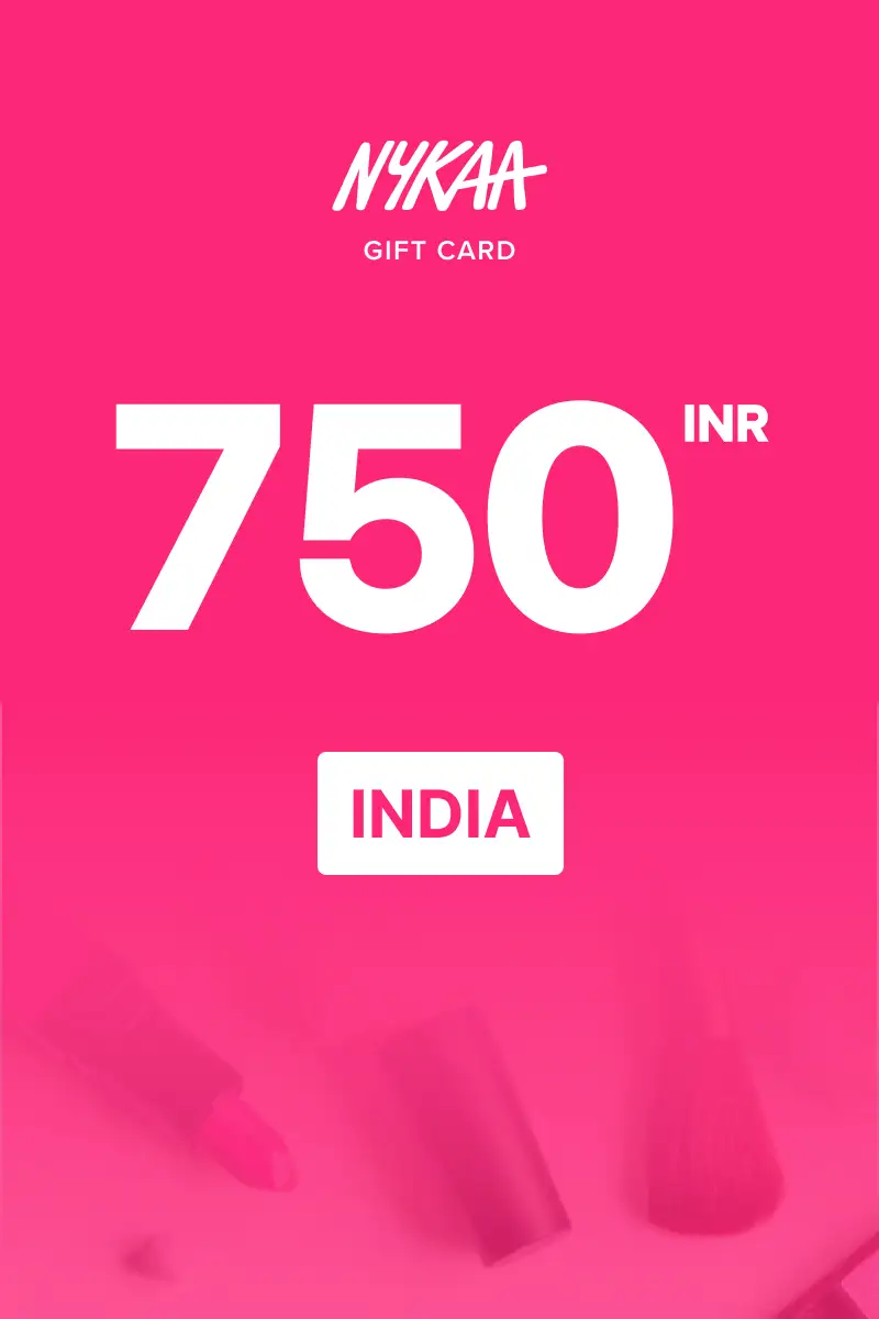 Nykaa 750 INR Gift Card (India) - Digital Key