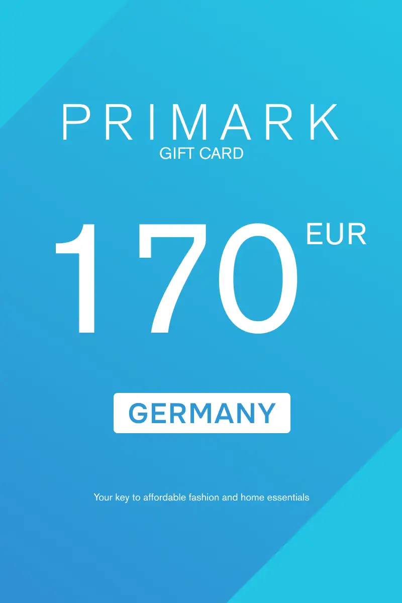 Primark 170 EUR Gift Card (Germany) - Digital Key