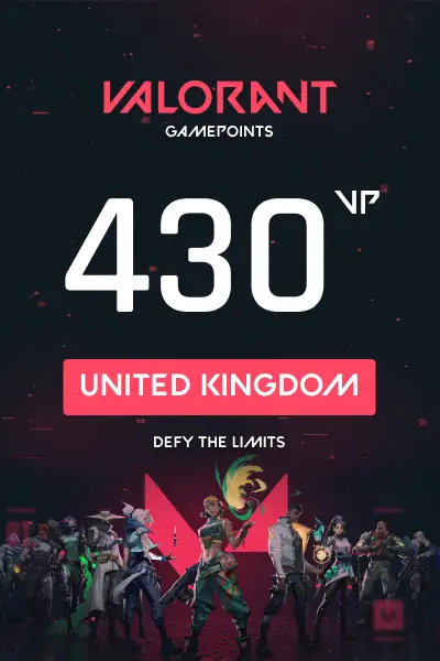 VALORANT 430 Valorant Points (United Kingdom) - Digital Key