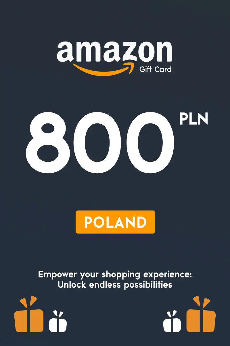 Amazon 800 PLN Gift Card (Poland) - Digital Key