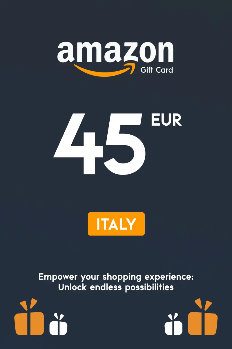 Amazon 45 EUR Gift Card (Italy) - Digital Key