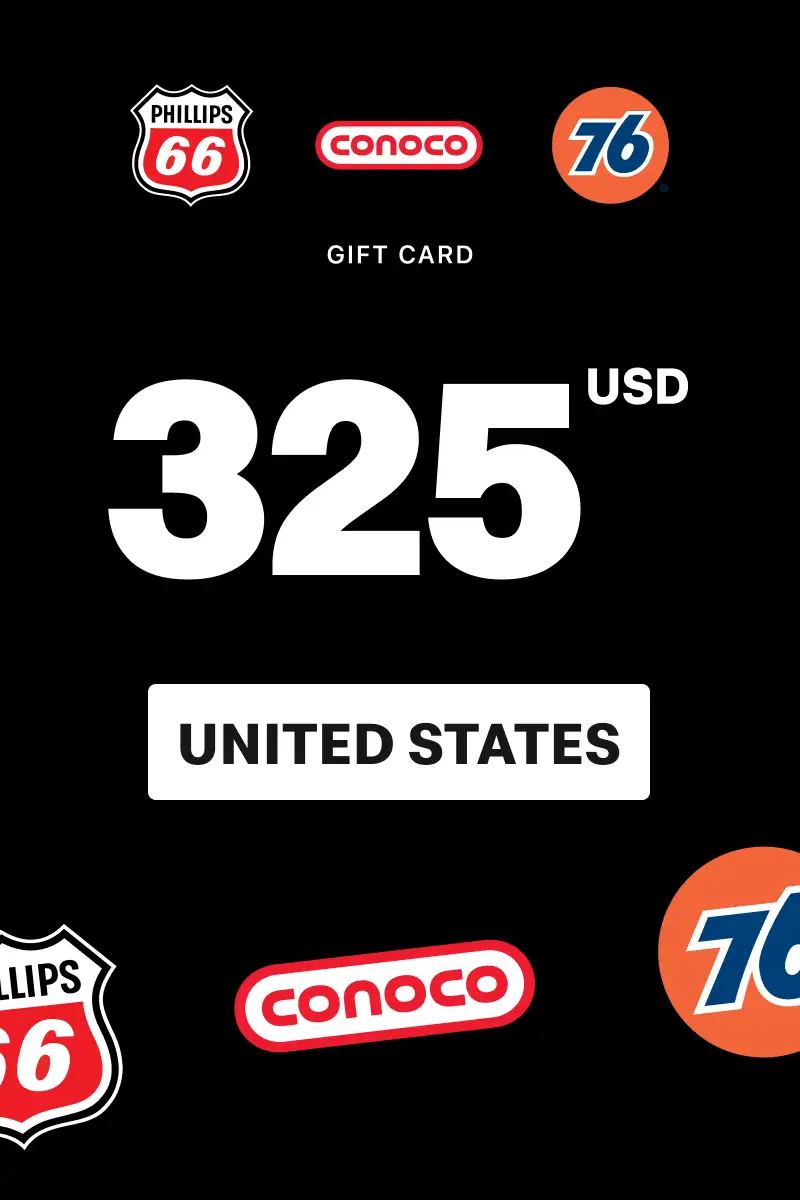 Phillips 66 - Conoco - 76 325 USD Gift Card (United States) - Digital Key
