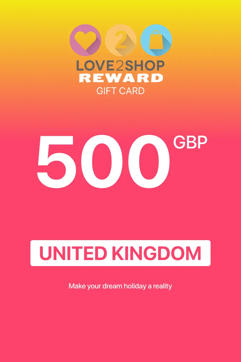Love2Shop Reward 500 GBP Gift Card (United Kingdom) - Digital Key