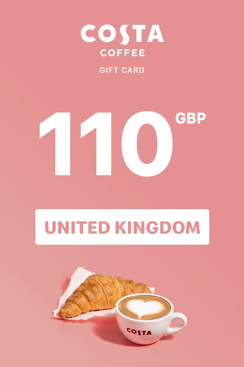 Costa Coffee 110 GBP Gift Card (United Kingdom) - Digital Key