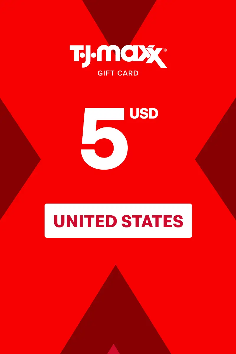 T.J. Maxx 5 USD Gift Card (United States) - Digital Key