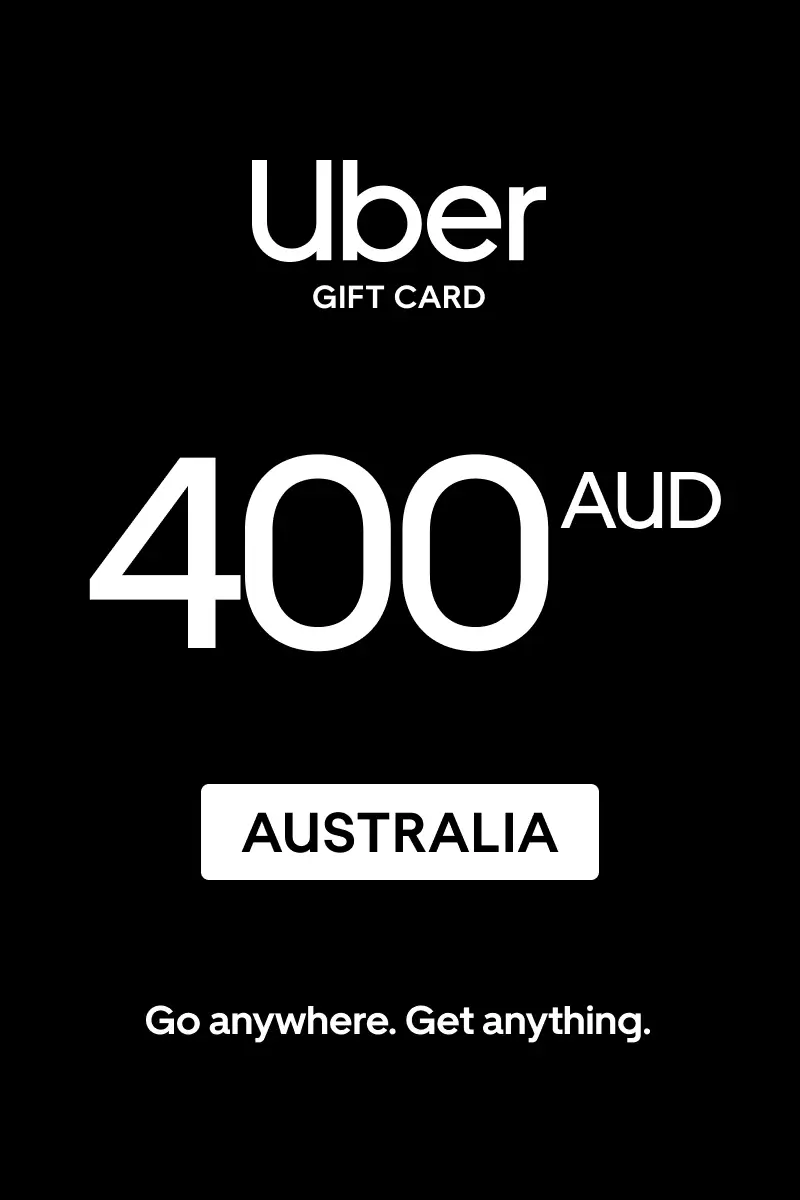 Uber 400 AUD Gift Card (Australia) - Digital Key