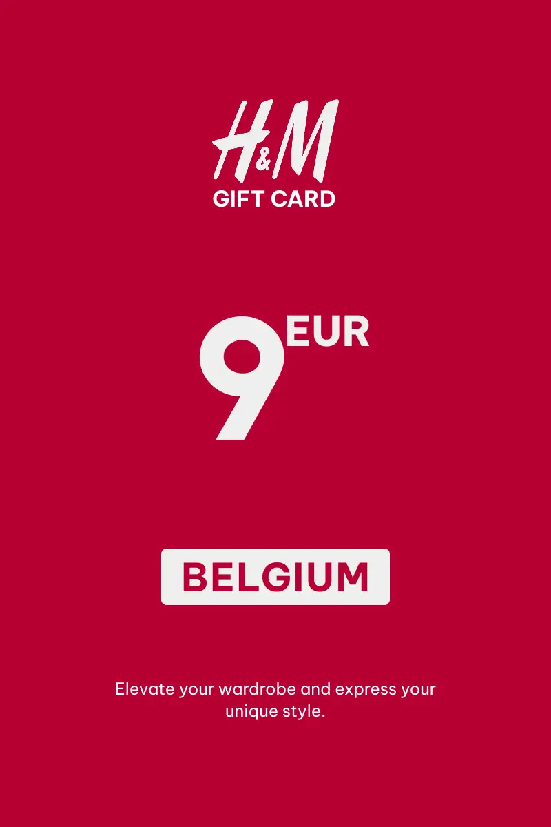HandM 9 EUR Gift Card (Belgium) - Digital Key