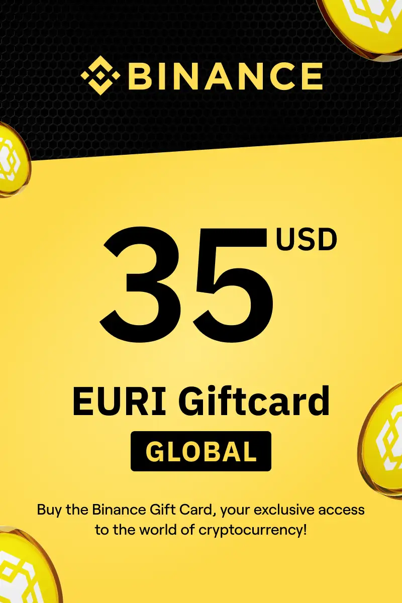 Binance (EURI) 35 USD Gift Card (Global) - Digital Key