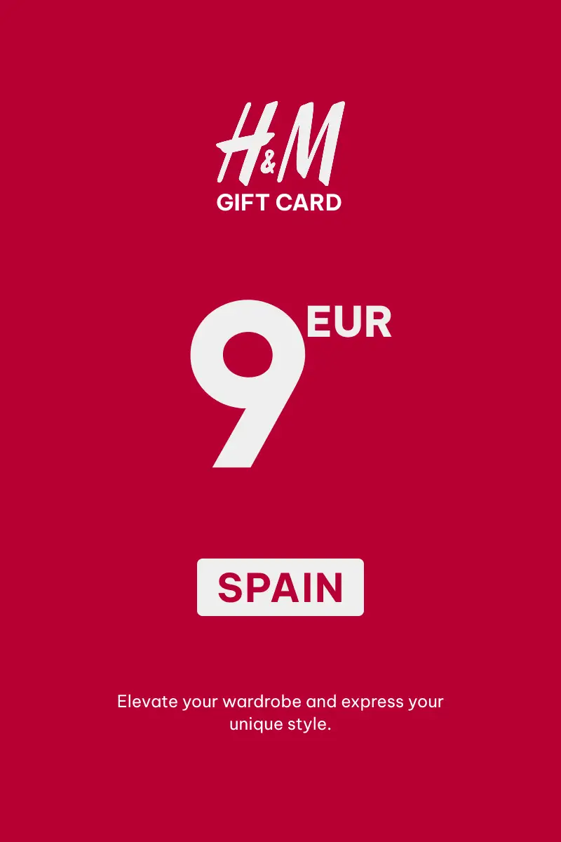 HandM 9 EUR Gift Card (Spain) - Digital Key