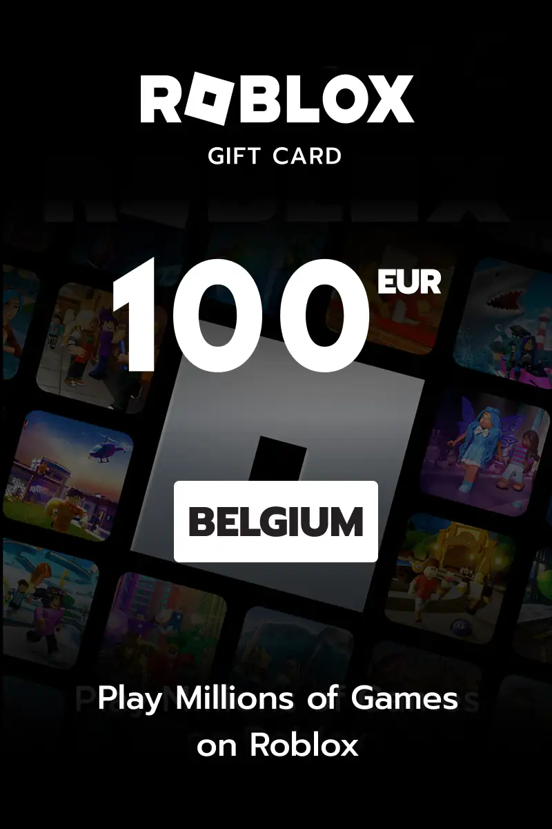 Roblox 100 EUR Gift Card (Belgium) - Digital Key