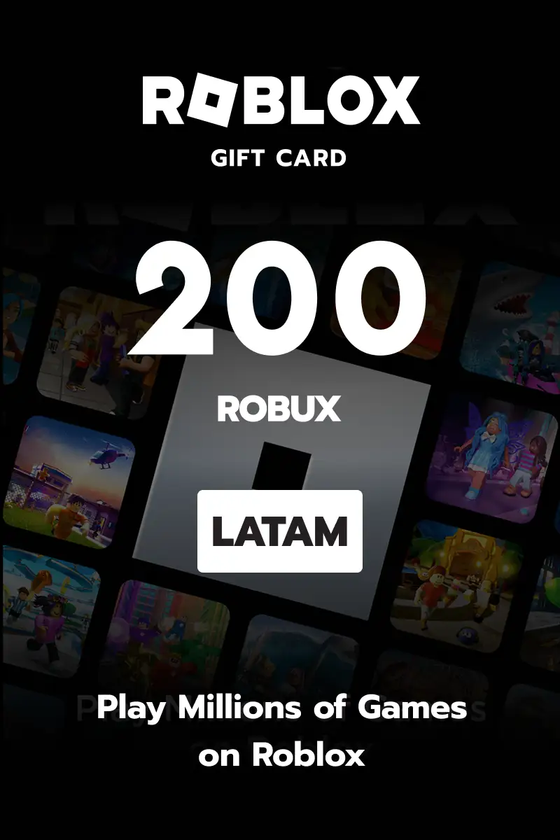 Roblox 200 Robux (LATAM) - Digital Key
