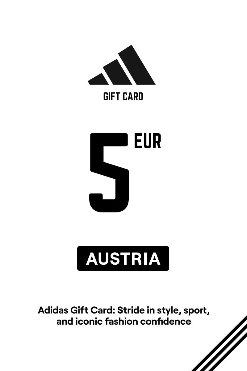 Adidas 5 EUR Gift Card (Austria) - Digital Key