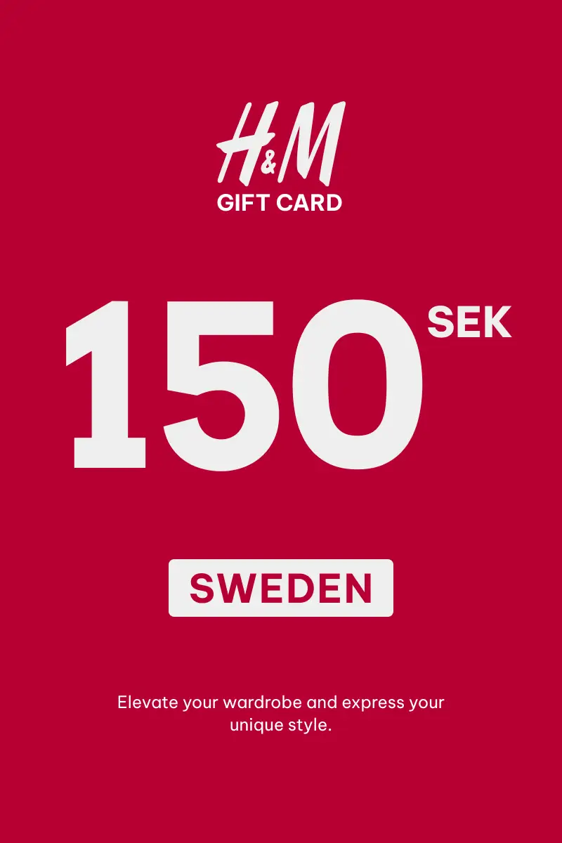 HandM 150 SEK Gift Card (Sweden) - Digital Key