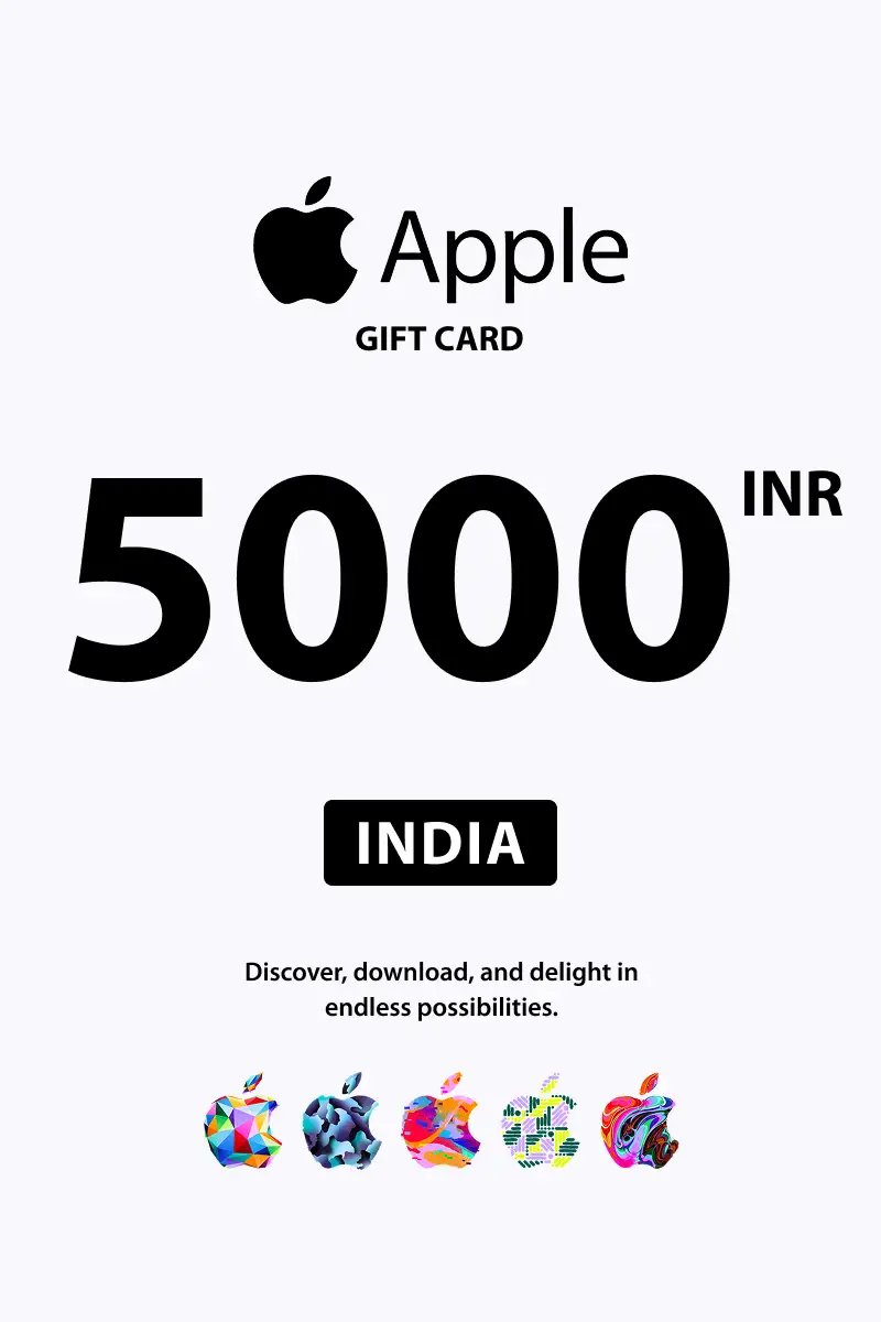 Apple 5000 INR Gift Card (India) - Digital Key