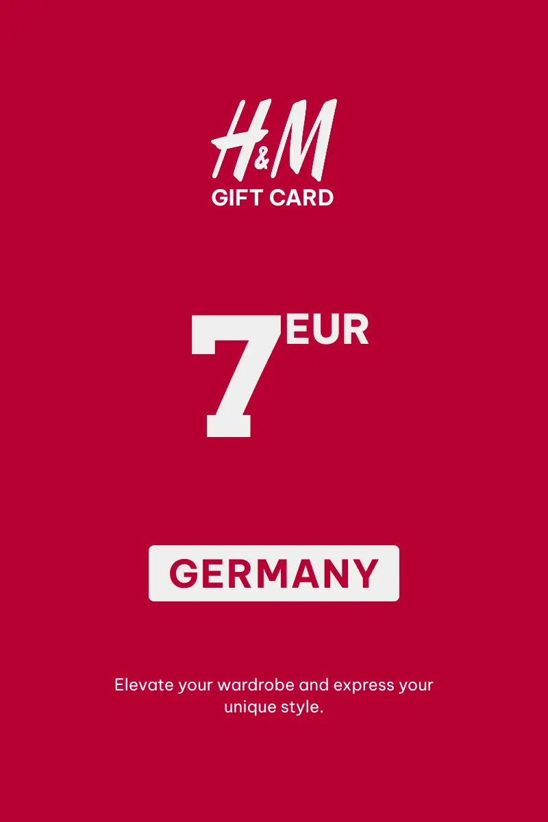HandM 7 EUR Gift Card (Germany) - Digital Key