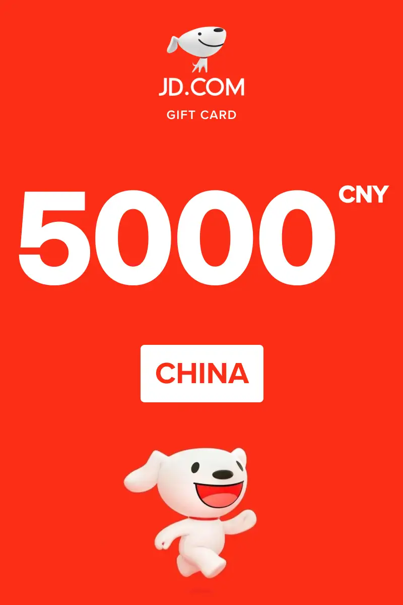 JD.com 5000 CNY Gift Card (China) - Digital Key