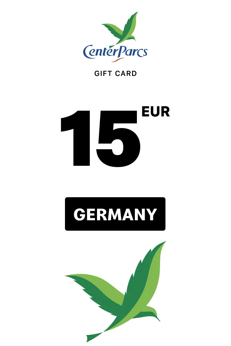 Center Parcs 15 EUR Gift Card (Germany) - Digital Key