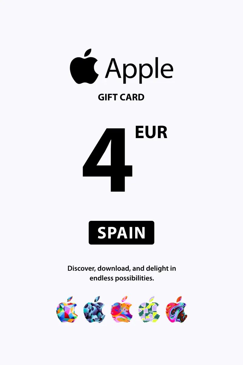 Apple 4 EUR Gift Card (Spain) - Digital Key