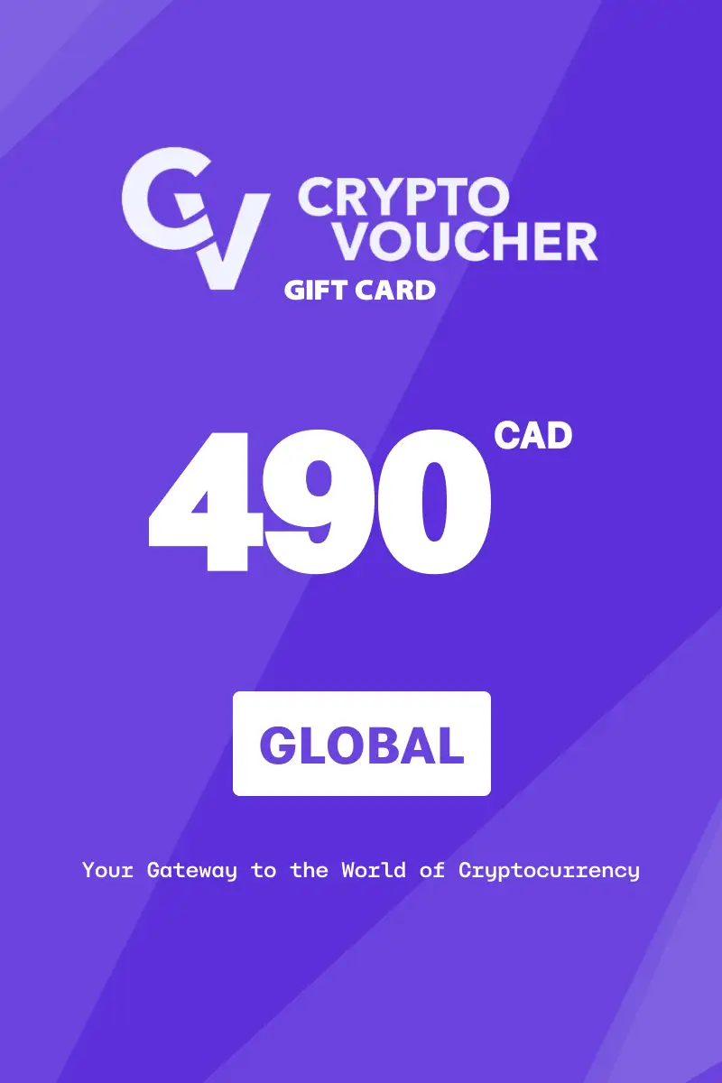 Crypto Voucher 490 CAD Gift Card (Global) - Digital Key