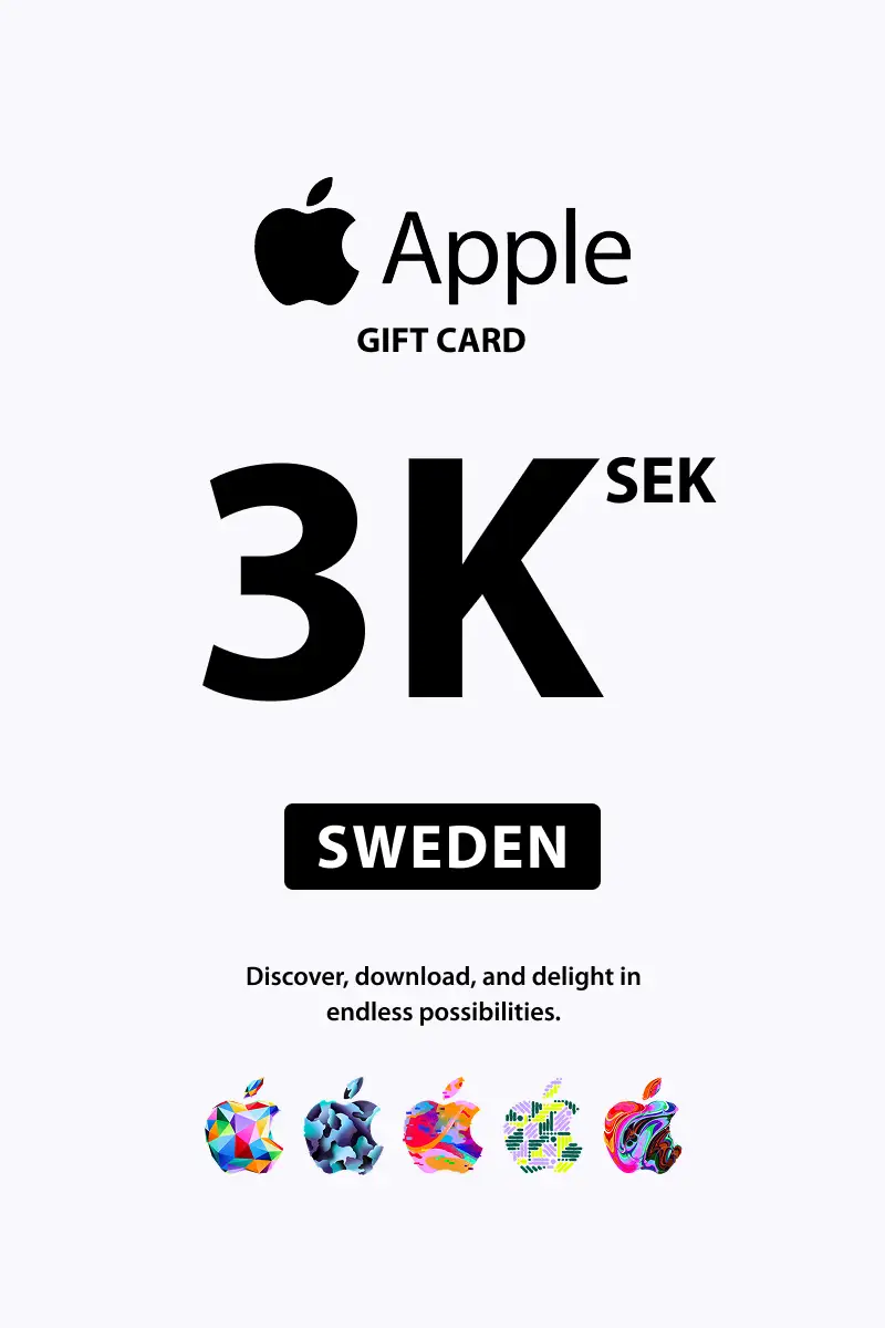 Apple 3000 SEK Gift Card (Sweden) - Digital Key afbeelding 1