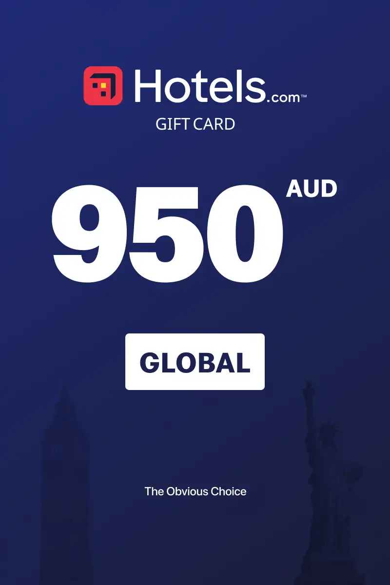 Hotels.com 950 AUD Gift Card (Global) - Digital Key