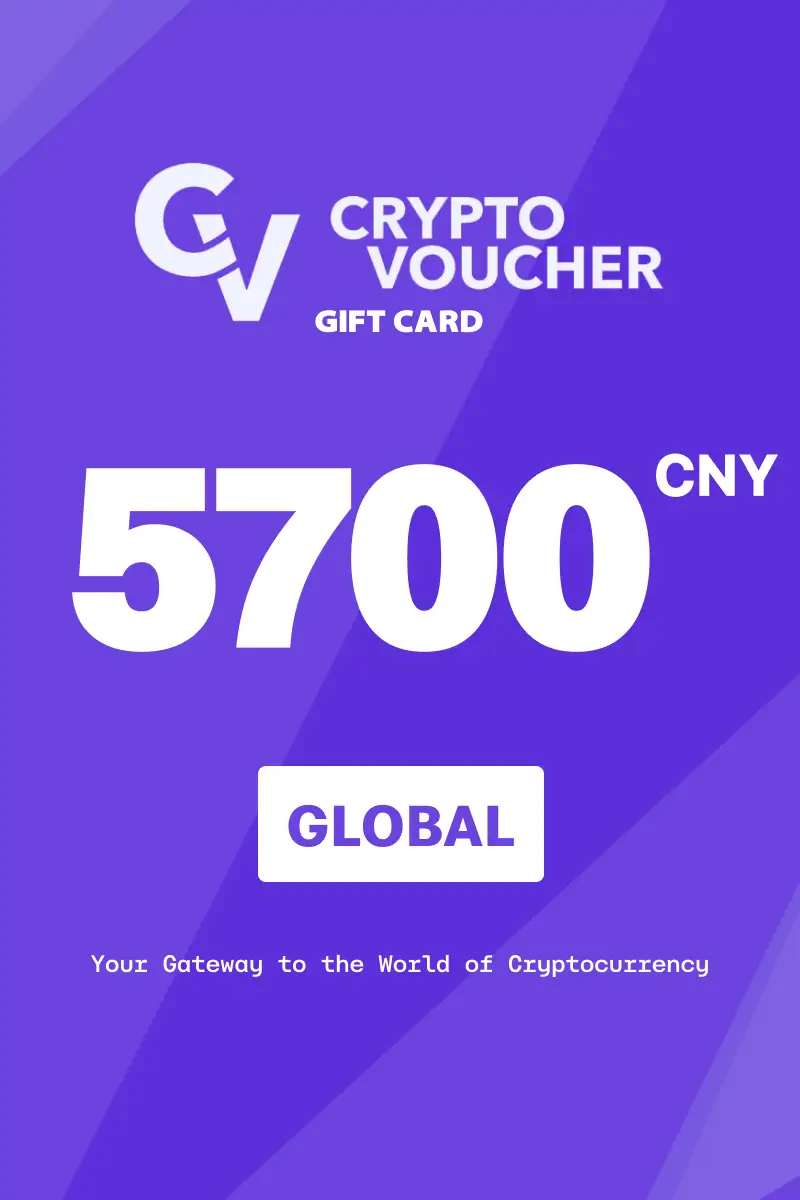 Crypto Voucher 5700 CNY Gift Card (Global) - Digital Key