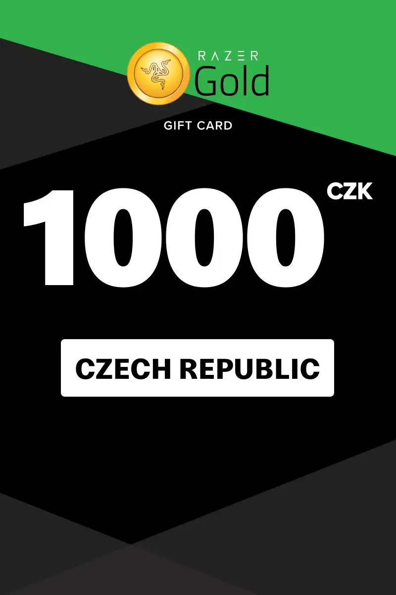Buy Razer Gold 1000 CZK Gift Card (Czech Republic) - Digital Key