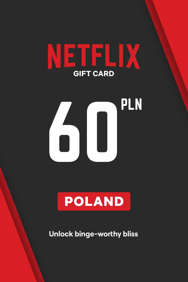 Netflix 60 PLN Gift Card (Poland) - Digital Key