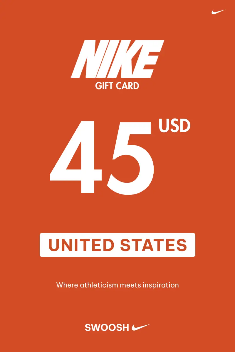 Nike 45 USD Gift Card (United States) - Digital Key