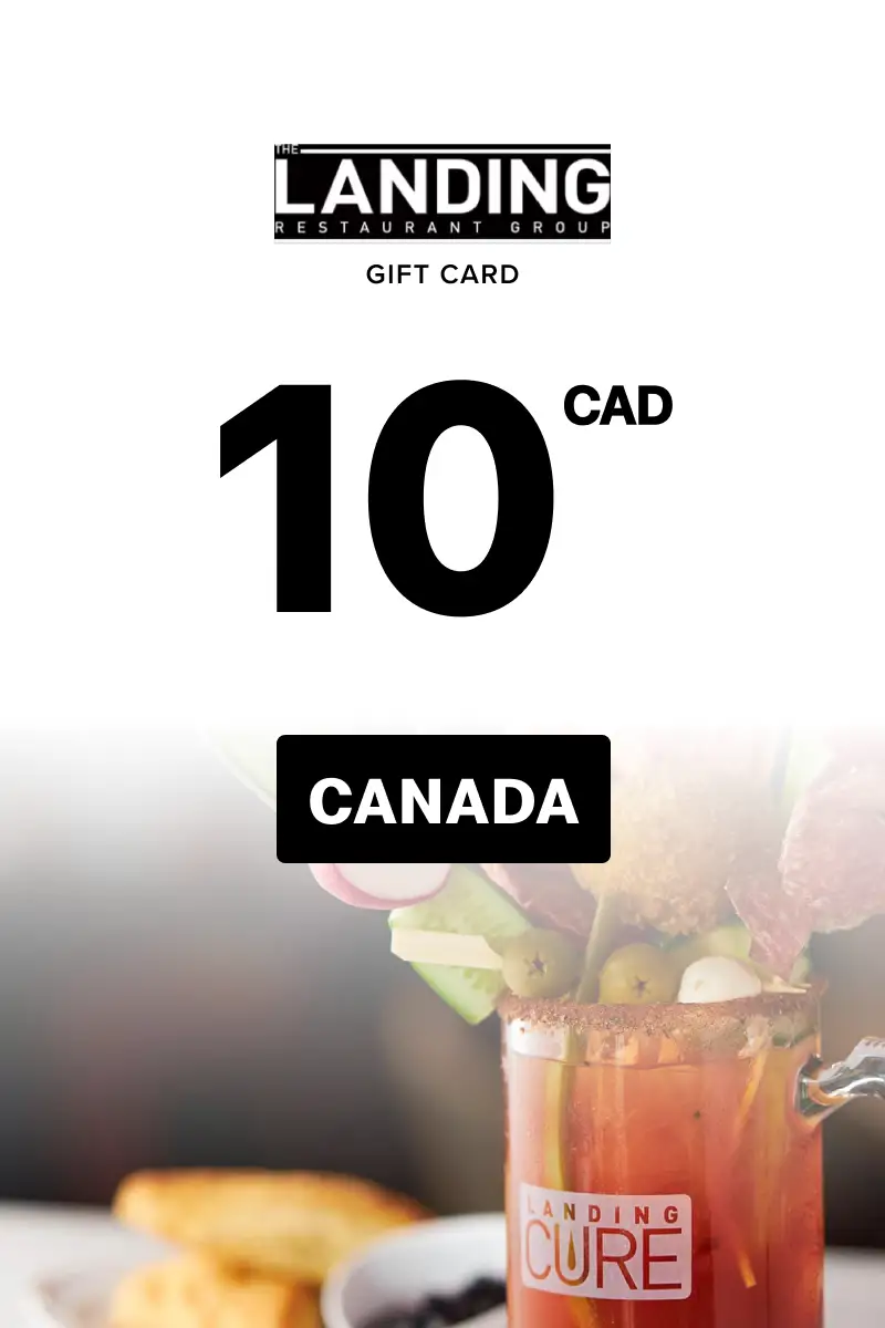 The Landing Group of Restaurants 10 CAD Gift Card (Canada) - Digital Key