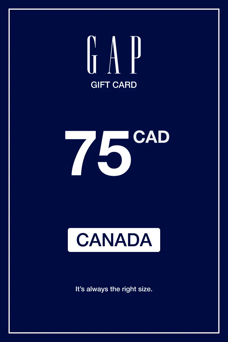 Gap 75 CAD Gift Card (Canada) - Digital Key