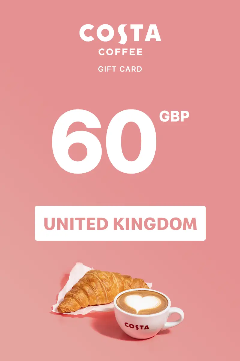 Costa Coffee 60 GBP Gift Card (United Kingdom) - Digital Key